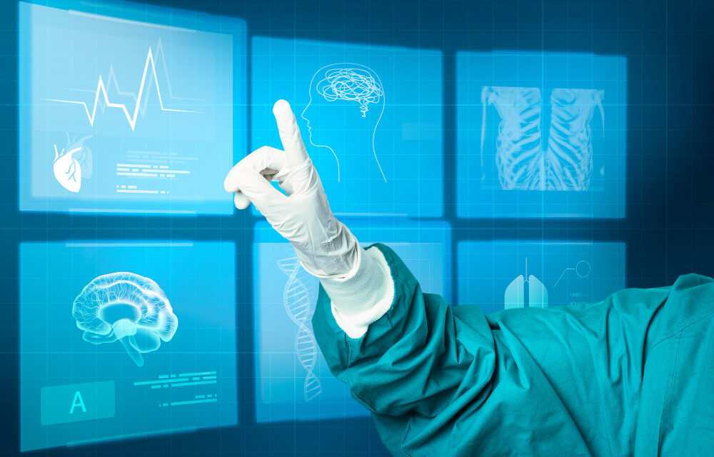 hand-medical-glove-pointing-virtual-screen-medical-technology
